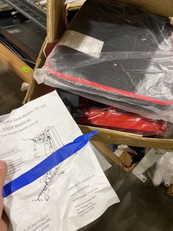 Photo 1 of Fitvids LX750 Multifunctional Full Home Gym System Workout Station with 122.5 Lbs Weight Stack, One Station, Comes with Installation Instruction Video