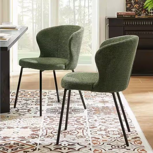 Photo 1 of DINING CHAIR 3100 2 PC DARK GREEN