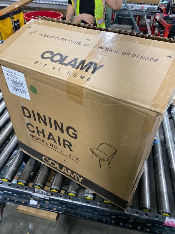 Photo 1 of COLAMY DINING CHAIR 3100 2 PC DARK GREEN