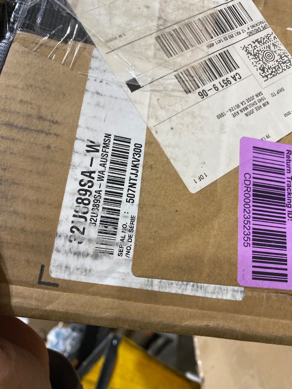 Photo 1 of LG Smart Monitor Swing 32U889SA-W 32-Inch 4K UHD (3840x2160) IPS Touchscreen on a Fully Adjustable Wheeled Base HDR10, webOS, Built-in Speaker, HDMI, USB Type-C, Tilt/Height/Swivel/Pivot Stand, White