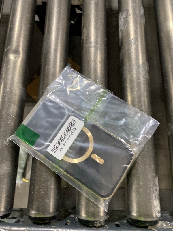 Photo 1 of [Full Camera Protection& Mechanical Lock]Magnetic Privacy Case for iPhone 14 Pro Max[Compatible with MagSafe][CD Metal Ring]Full Body Shockproof Metal Bumper, 9H Anti Peeping Glass Cover-Gold