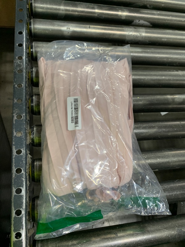 Photo 1 of Seta T Women's Pleated Dress Summer Casual Ruffle Flutter Sleeve Crewneck Tie Waist Flowy Midi Dresses Small Pink