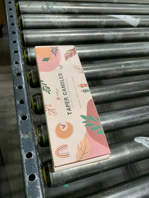 Photo 1 of 10 Inch Baby-Blue Taper Candles for Religious and Spiritual Settings, 10 Pack Unscented Candlesticks for Holiday, Seasonal Celebration and Home Decoration