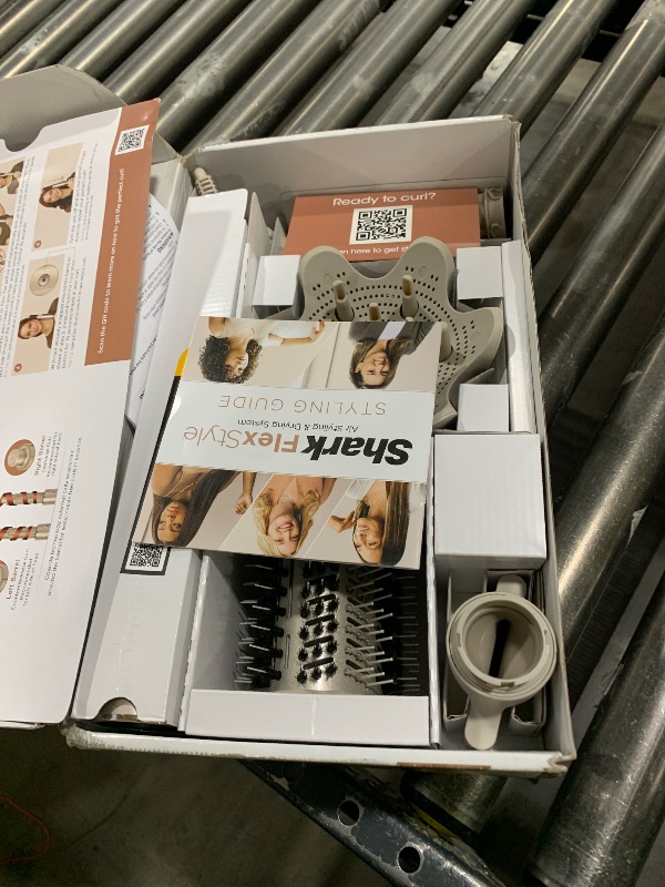 Photo 1 of Shark HD435 FlexStyle Air Styling & Drying System, Powerful Hair Blow Dryer & Multi-Styler with Auto-Wrap Curlers, Curl-Defining Diffuser, Oval Brush, & Concentrator Attachment, Stone