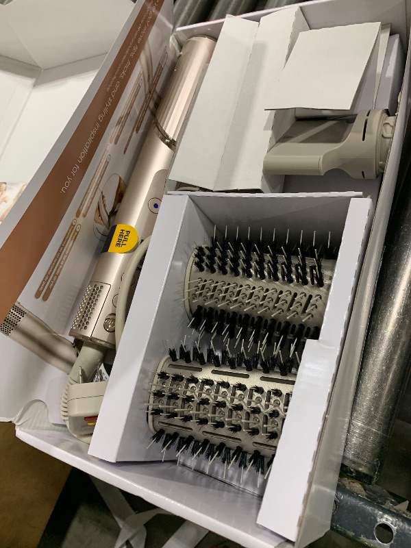 Photo 1 of Shark HD430 FlexStyle Air Styling & Drying System, Powerful Hair Dryer Brush & Multi-Styler with Auto-Wrap Curlers, Paddle Brush, Oval Brush, Concentrator Attachment, Stone