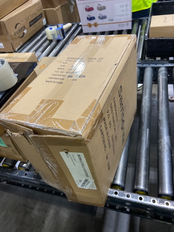 Photo 1 of Samsonite Mobile Solution 2 Leather Deluxe Backpack - Olive