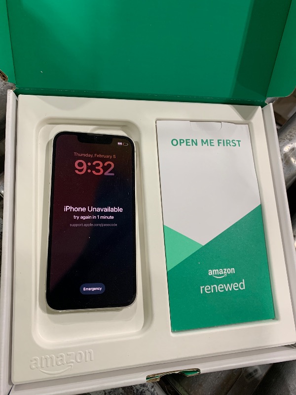 Photo 1 of Apple iPhone 13 Mini, 128GB, Starlight - Unlocked (Renewed Premium)