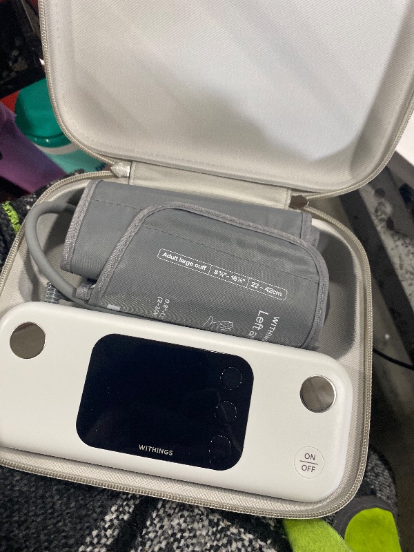 Photo 1 of Withings BPM Vision – Smart Arm Blood Pressure Monitor | FDA-Cleared | Easy-to-use, Accurate Systolic & Diastolic Measurements, Wide Range Cuff | Wi-Fi & Bluetooth | iOS & Android | FSA/HSA