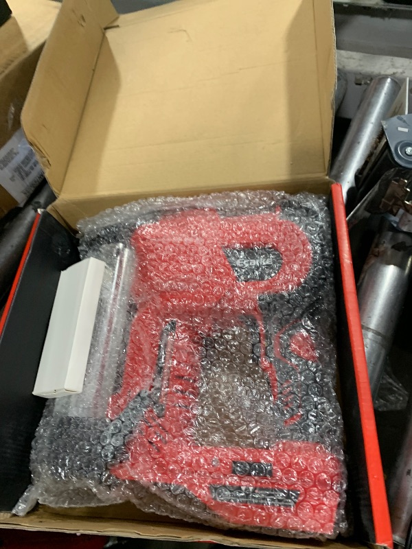 Photo 1 of **UNTESTED* Ecarke 2" Electric Nail Gun Compatible with Milwaukee 18V Battery(No Battery),2 in 1 Cordless Brad Nailer Stapler with 1000 Nails,18 Gauge Nail Gun Battery Powered,2 Firing Modes for Trim Wood DIY