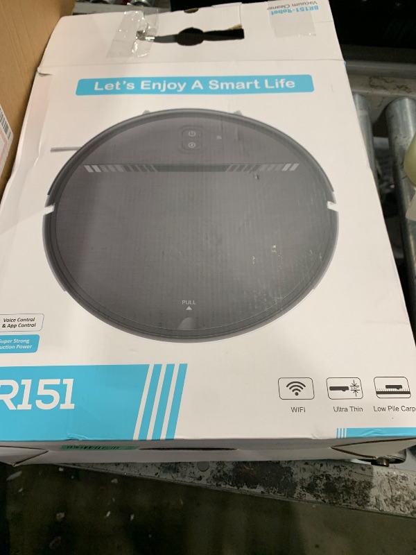 Photo 1 of XIEBro Life Robot Vacuum and Mop Combo, Vacuum Mop Automatic Robot 2 in 1 with WiFi/App/Voice, Schedule, Water Tank and Dustbin, Self-Charging, Slim, Ideal for Hard Floor, Pet Hair, Carpet