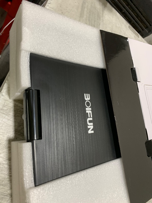 Photo 1 of 17.5" Portable DVD Player with 15.6" Large HD Screen, 6 Hours Rechargeable Battery, Support USB/SD Card/Sync TV and Multiple Disc Formats, High Volume Speaker, Black 