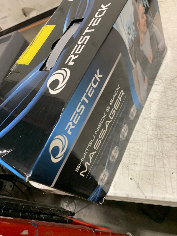 Photo 1 of RESTECK Massagers for Neck and Back with Heat - Deep Tissue 3D Kneading Pillow, Electric Shiatsu Shoulder Massage, Foot, Legs,Body - Relieve Muscle Pain - Office, Home & Car