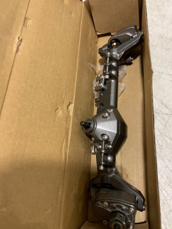 Photo 1 of 1/10 UTB10 Capra 1.9 Axle,Aluminum Offset F9 Portal Axle with Adjustable Upper Link Mount Constant Velocity Driveshift for 1/10 RC AXIAL Crawler (Gray Front Axle)