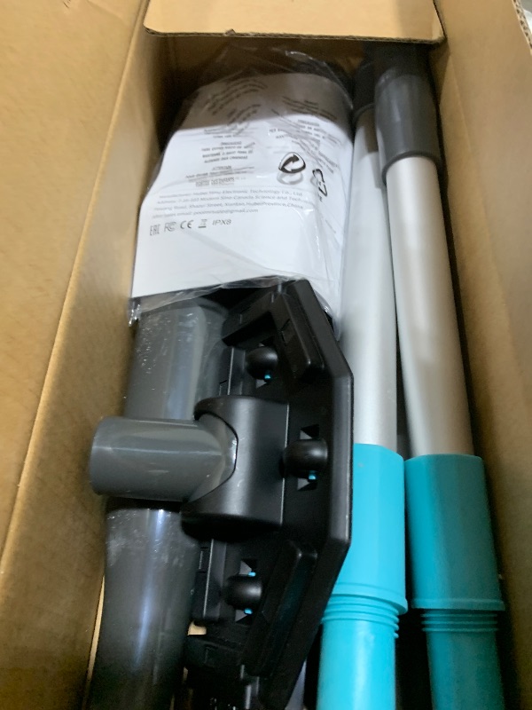 Photo 1 of Handheld Spa Hot Tub Vacuum- Cordless Small Above Ground Pool Cleaner with 2 Brush Heads, 90 Mins Running Time, 12 Gallons/Min Powerful Suction, Ideal for Cleaning Debris and Sand Underwater, Black