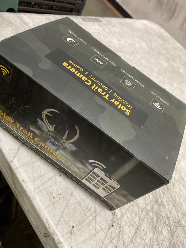 Photo 1 of Briggren WiFi Solar Trail Camera - 2.7K 48MP Game Camera with Night Vision & 0.2s Trigger Speed, IP66 Waterproof, 32GB SD Card Included, 850nm Low Glow IR for Wildlife Monitoring