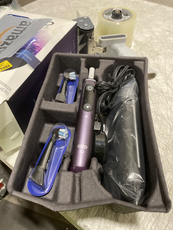 Photo 1 of Oral-B iO Series 8 Electric Toothbrush with 2 Replacement Brush Heads, Violet Ametrine