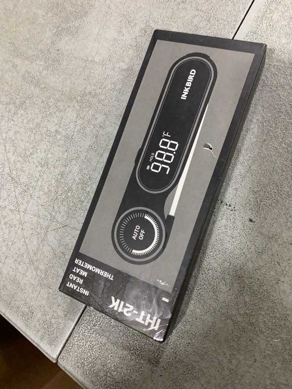 Photo 1 of 0.5 Seconds Rechargeable Instant Read Meat Thermometer for Cooking, INKBIRD Digital Food Thermometer with VA LCD Screen -58.0?~572? Waterproof Kitchen Thermometer with Magnet, Candy Grill BBQ Frying
