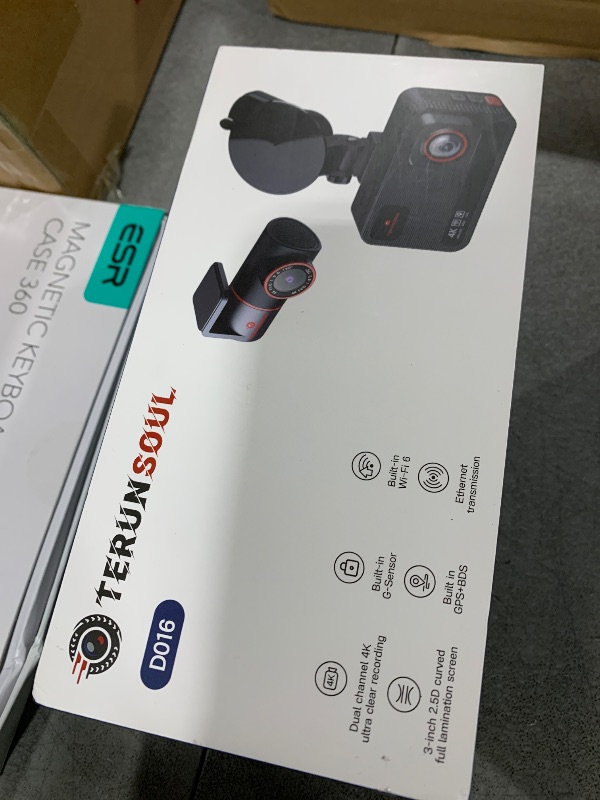 Photo 1 of TERUNSOUl 4K+4K Dash Cam Front and Rear, Free 128GB Card Included, 5.8GHz WiFi Dash Camera for Cars, Built-in GPS, G-Sensor, 170°Wide Angle, 3" IPS Screen, 24H Parking Mode, Support 512GB Max
