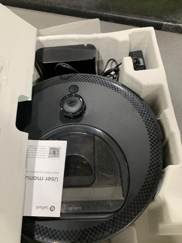 Photo 1 of Lefant LiDAR Robot Vacuum and Mop, 450ml Visible Dustbin, Upgraded 190° PSD Obstacle Avoidance, Customized Cleaning, Multi-Floor Mapping, 150 Mins Runtime, 2.4G/5G WiFi, Pet Hair & Carpets, M330 Pro