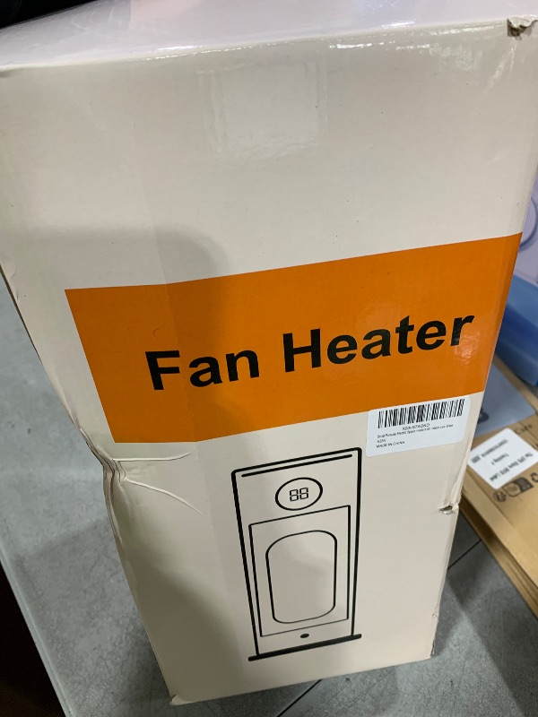 Photo 1 of Space Heater with Remote, 15.7" Electric Tower Heater for Indoor Use,Fast Heating PTC Ceramic Heater Thermostat,45° Oscillation, 12H Timer, Quiet and Safe for Home Bedroom & Office