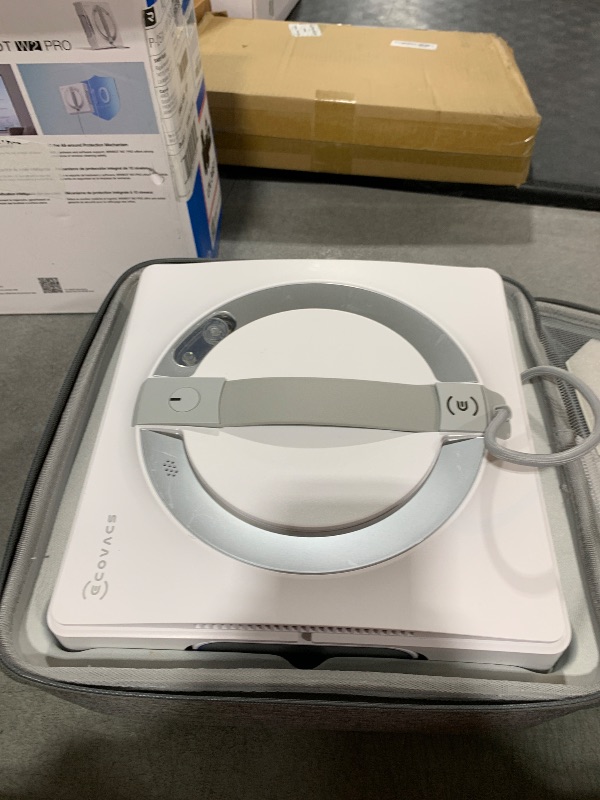 Photo 1 of ECOVACS WINBOT W2 PRO Window Cleaning Robot, 3 Nozzles Water Sprayer, 10-Level Protection, Win-SLAM 4.0 Path Planning, Steady-Climbing, Edge Detection, App Control