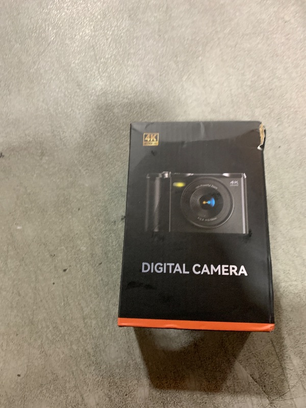 Photo 1 of Digital Camera 4K for Photography Vlogging: 56MP Cameras with Mode Dial for Video - 16X Zoom Photo Camera Gifts for Teens Ages 8-16 - 180°Flip Screen Compact Cámara - Point and Shoot Digital Cameras