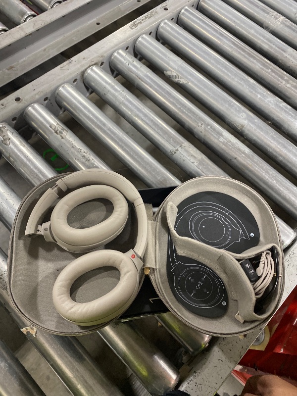 Photo 1 of Sony WH-1000XM4 Wireless Premium Noise Canceling Overhead Headphones with Mic for Phone-Call and Alexa Voice Control, Silver WH1000XM4