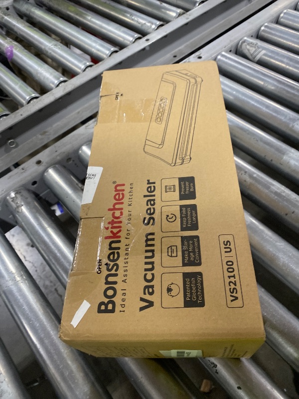Photo 1 of *INCOMPLETE** Bonsenkitchen Vacuum Sealer Machine | Compact Food Sealer for Kitchen Storage & Meal Prep | Multiple Modes?? | External Vacuum System, Silver??
