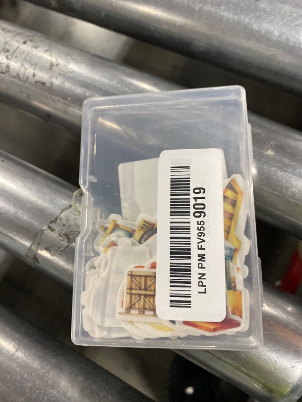 Photo 1 of **INCOMPLETE** Edible Construction Cupcake Toppers Under Construction Stop Sign Traffic Light Dump Truck Excavator Tractor Party Decorations Baby Shower Kids Birthday Party Supplies