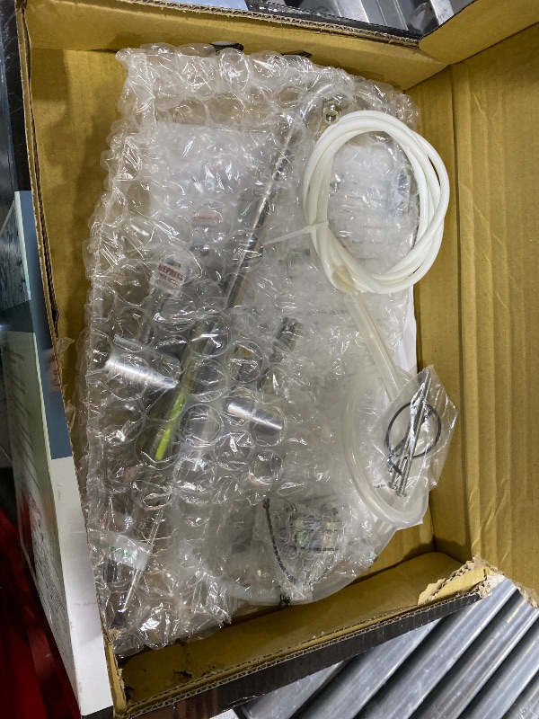 Photo 1 of Ready Hot Compact Instant Hot Water Dispenser, Stainless Steel Tank, Wall Mounted, Adjustable Temperature Control, Includes Hot and Cold Dual-Lever Faucet with Chrome Finish, 41-RH-150-F560-CH