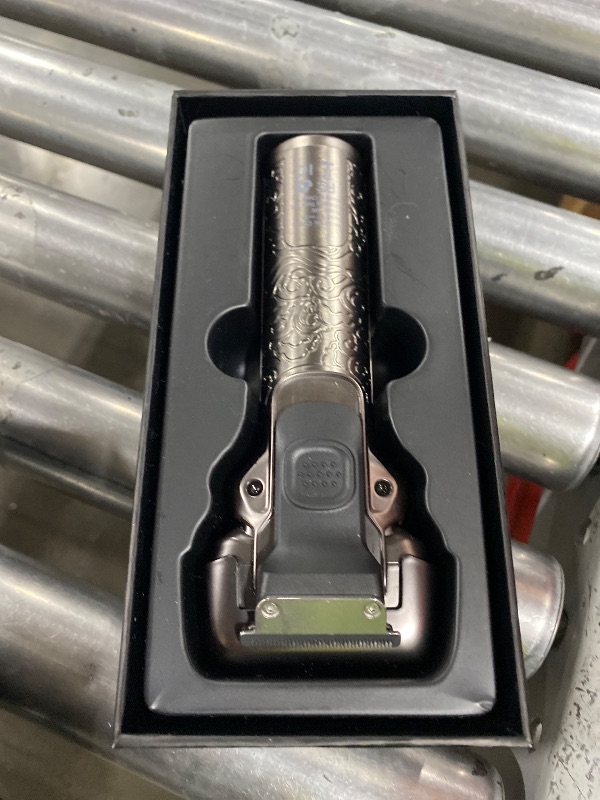 Photo 1 of PongTHUMB Electric Razor for Men with Pop-Up Trimmer: Rechargeable Cordless Foil Shaver for Face - Wet/Dry/Anti-Slip Waterproof Shavers with LED Display - Metal Handheld Design Light Gray