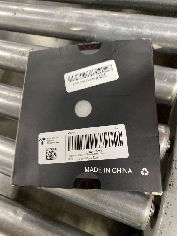 Photo 1 of Vinich for iPhone 12/12 Pro Wallet Case with Card Holder, RFID Blocking Credit Slots Kickstand Shockproof Phone Cover Fit for iPhone 12/12 Pro 6.1" Black