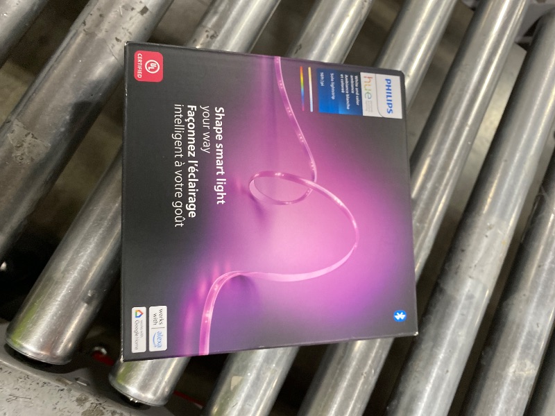 Photo 1 of Philips Hue Indoor 16 Ft Smart LED Solo lightstrip Base Kit - 1 Pack - Control with Hue App - Compatible with Alexa, Google Assistant and Apple HomeKit
