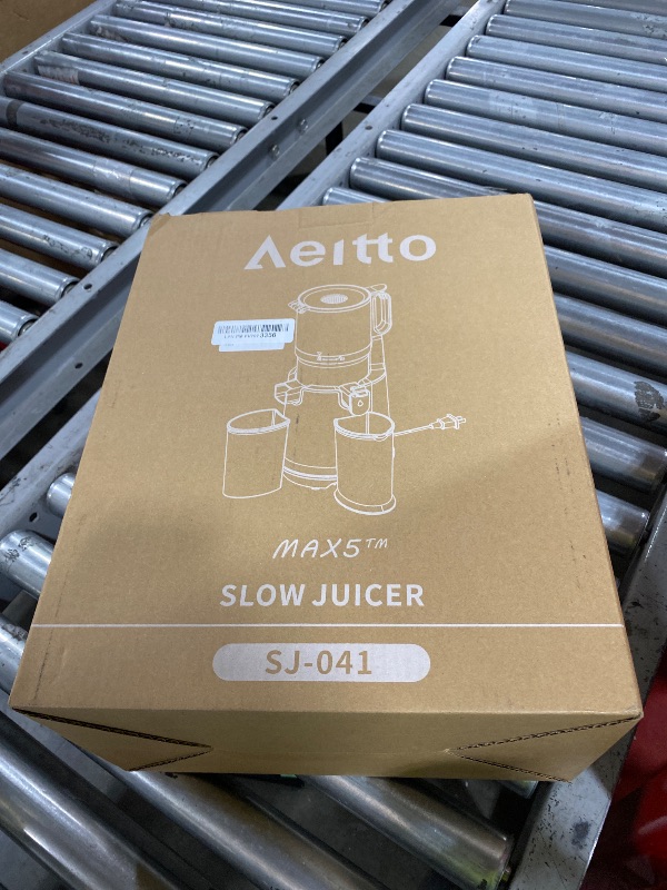 Photo 1 of Aeitto Juicer Machines, 5.3" Extra Wide Mouth, Cold Press Juicer, Easy to Clean, Fit Whole Vegetables & Fruits, Professional Juice Extractor Machine,Self Feeding, High Juice Yield