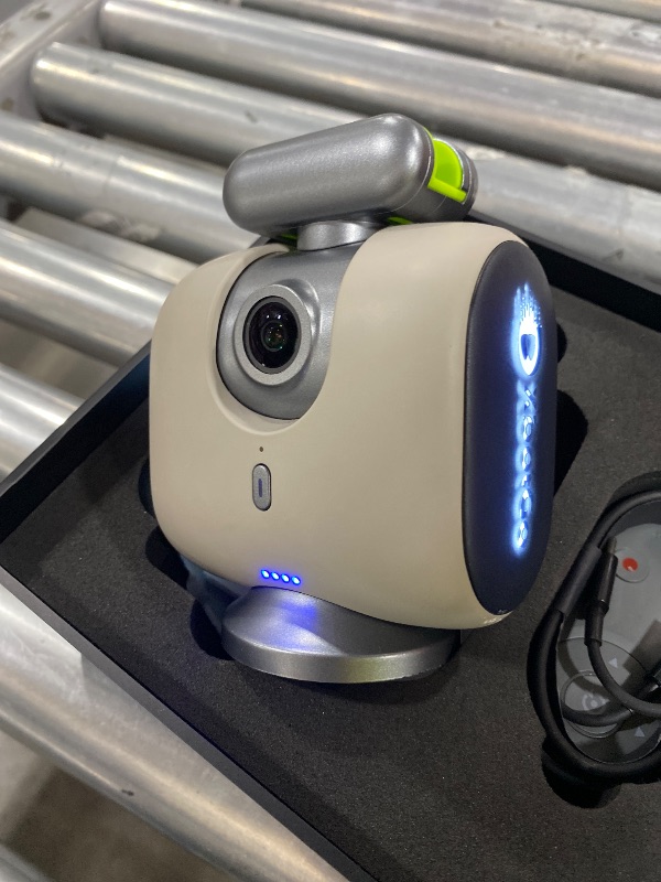 Photo 1 of XbotGo Chameleon AI Auto Sports Action Camera - 4K 60FPS Soccer Camera and Basketball Tracking Camera for Team Sports, Live Streaming, No Subscription, Works with iOS & Android (Pearl Grey)