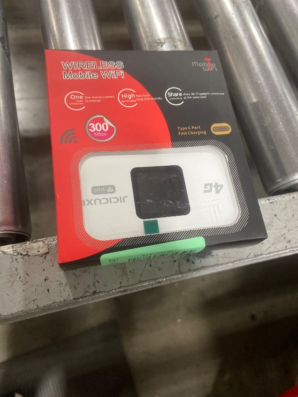 Photo 1 of 4G LTE Mobile Hotspot Router, Portable WiFi Hotspot for Travel, WiFi 6 Router 3000mAh/300Mbps High Speed Hotspot Device Support 12 Users, Camping, Motorhomes, Office-ice White