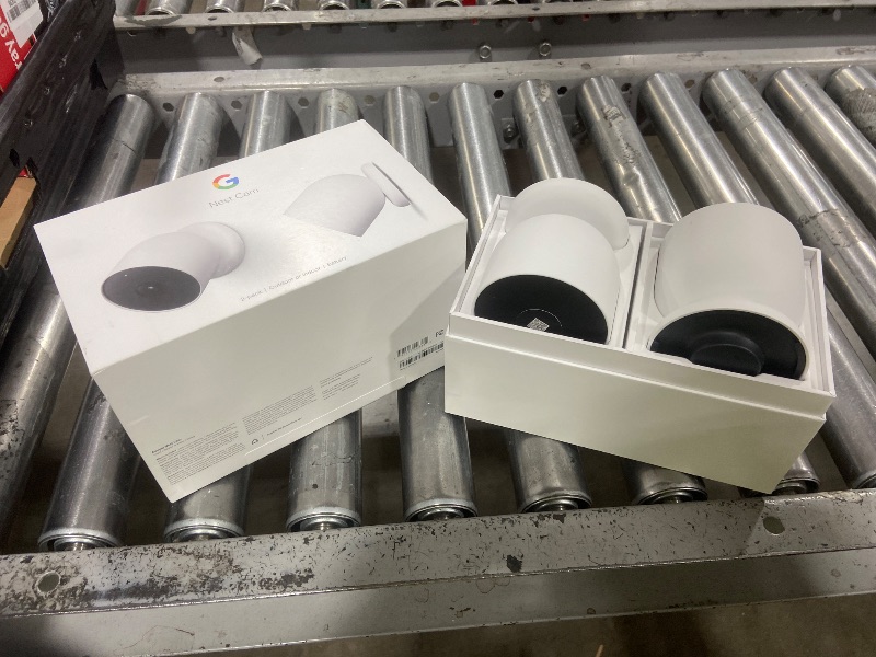 Photo 1 of Google Nest Cam Outdoor or Indoor, Battery - 2nd Generation - 2 Count (Pack of 1)