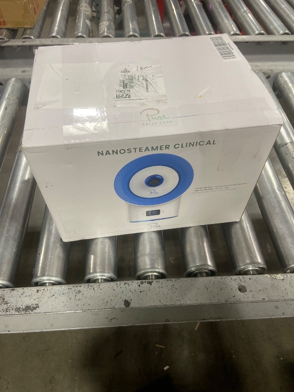 Photo 1 of NanoSteamer Clinical - 10-in-1 Smart Steam Dermatologist Grade Ionic Facial Steamer with 2 Multi-Position Steam Nozzles - Digital LCD Screen - Extraction Set - 6 Pre-Programmed Professional Modes