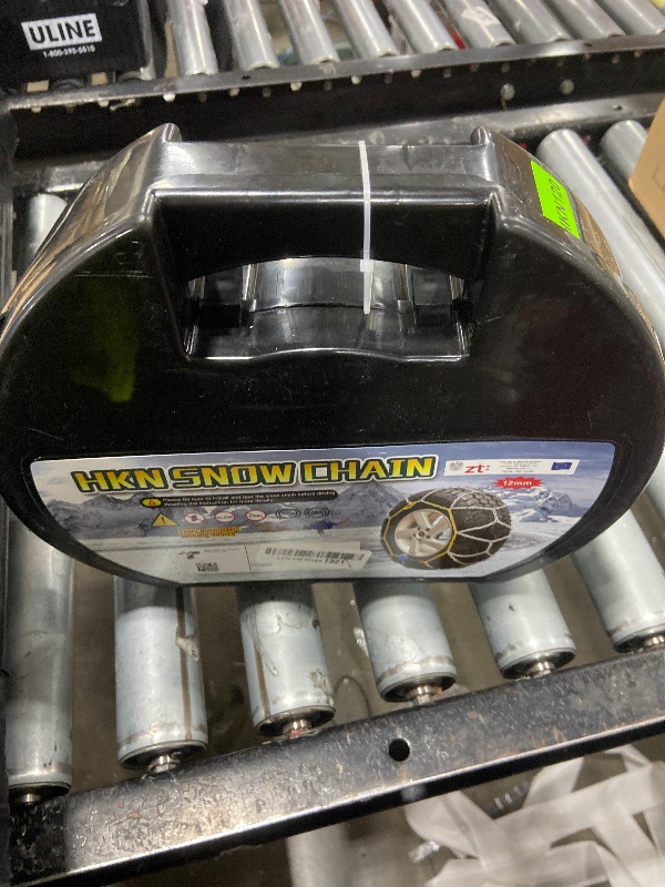 Photo 1 of Auto Tightening Snow Chains Tire Chains For Cars Suv Pickup Trucks - Auto Tightening 1 Min Quick Fit AND Easy Installation, Reusable Universal Emergency Traction Snow Chains - Set of 2?HKN120?