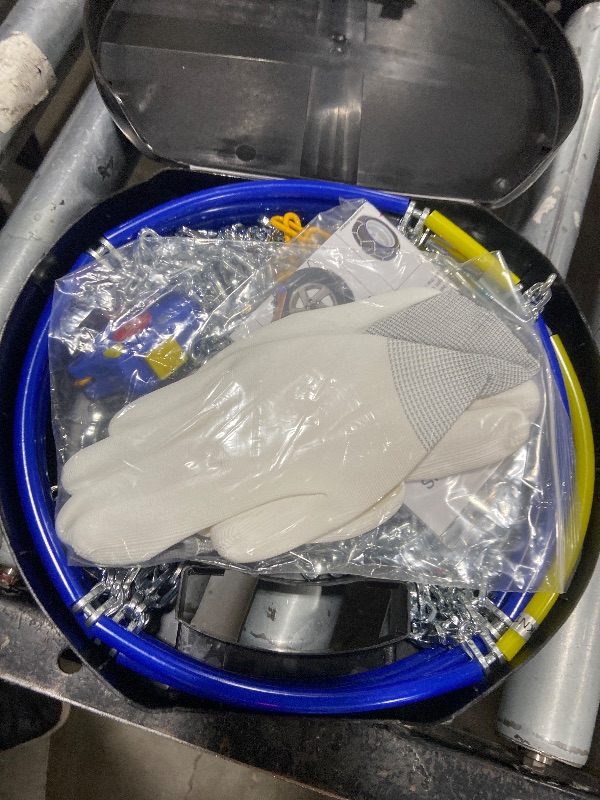 Photo 1 of Auto Tightening Snow Chains Tire Chains For Cars Suv Pickup Trucks - Auto Tightening 1 Min Quick Fit AND Easy Installation, Reusable Universal Emergency Traction Snow Chains - Set of 2?HKN120?