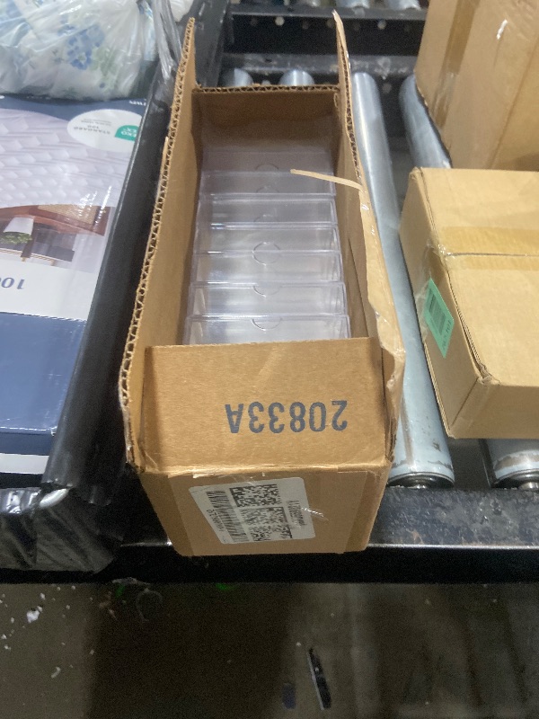 Photo 1 of 10 Pack Clear Acrylic Card Storage Boxes with Lids – 3 1/2" L x 2 1/2" W x 1" H Baseball Card Storage Box, Sports Card Boxes, Magic Card Storage Box and Playing Card Case – Made in USA