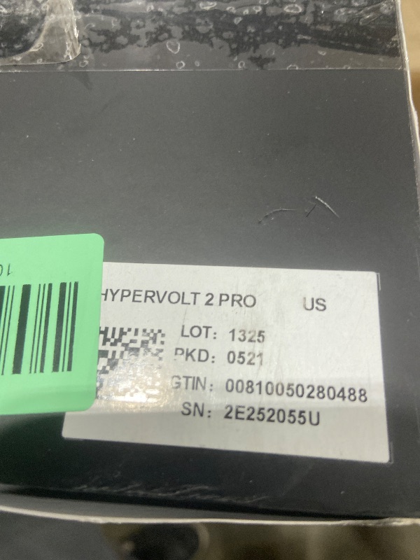 Photo 1 of Hyperice Hypervolt 2 Pro - Featuring Quiet Glide Technology - Handheld Percussion Massage Gun - 5 Speeds, 5 Interchangeable Heads - Helps Relieve Sore Muscles and Stiffness
