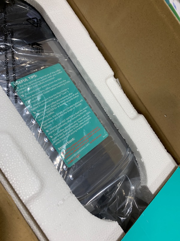 Photo 1 of CASABREWS 3700 Essential Espresso Machine 20 Bar, Stainless Steel Cappuccino & Latte Machine with Steam Frother for Home, 43.9oz Water Tank, Coffee Gift for Women & Men, Silver