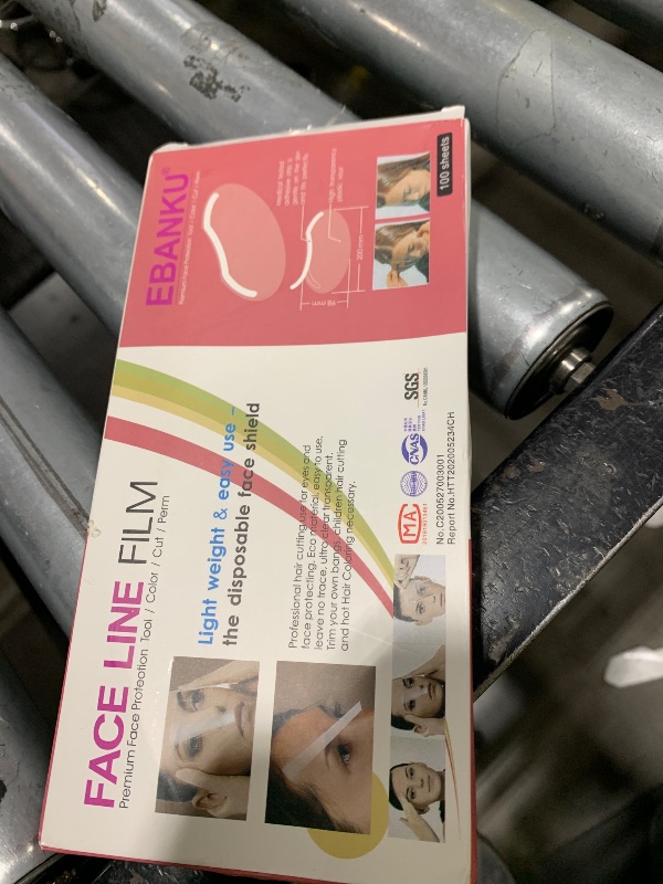 Photo 1 of 100 PCS Microblading Makeup Shower Face Shields Visors, Disposable Face Shields Masks for Hairspray Salon Supplies and Eyelash Extensions Eye Eyelid Surgery Aftercare