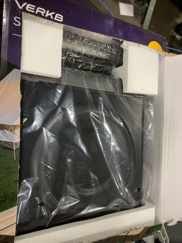 Photo 1 of VERKB Karaoke Machine with 2 Wireless Microphones: Portable Bluetooth Speaker for Adults & Kids - PA System with Lights Supports TWS/TF Card/USB/AUX for Home Party-Stage Subwoofers (Gray)