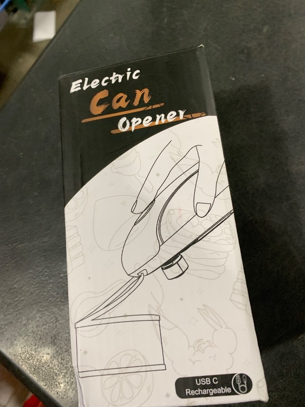 Photo 1 of Electric Can Opener, Fast One-Touch Automatic Rechargeable Can Opener for Smooth Edge Safe Fast Opening, Fits All Cans, Hands-Free Operation, Amzwit Gift Ideal for Seniors Arthritis Kitchen Gadget