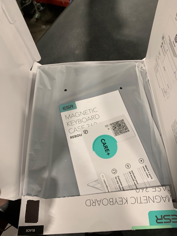 Photo 1 of ESR iPad Pro 13 Inch Case with Keyboard (M5/M4, 2025/2024), iPad Pro 13 Keyboard Case with Easy-Set Magnetic Stand, Portrait/Raised Modes for iPad Pro 13, Removable, Rebound 360 Series, Black