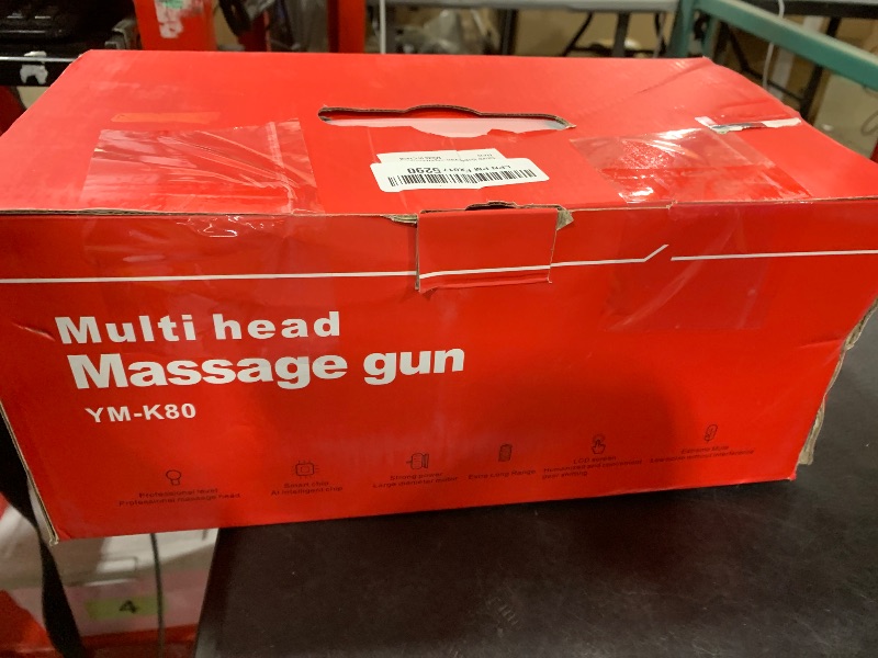 Photo 1 of Kocuno 16-Head Massage Gun Set, Deep Tissue Massager with 9 Modes & Levels, Muscle Massager Pain Relief, Percussion Massage Gun for Back/Shoulders/Legs/Waists (Black, 16-Head)