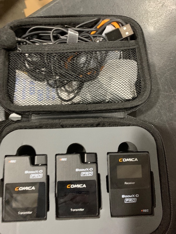 Photo 1 of COMICA BoomX-D2 PRO Wireless Lavalier Microphone for iPhone Android Camera PC, Lapel Mic with 16GB Storage, Safety Audio Track, Noise Cancellation, Lav Mic for YouTube TikTok Video Recording