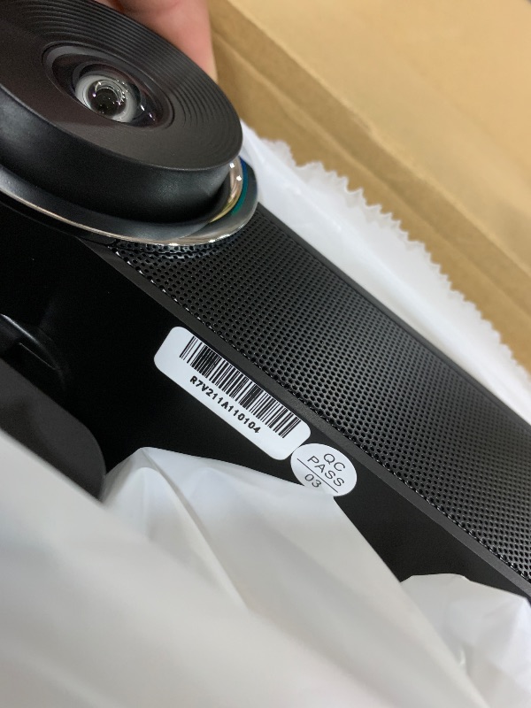 Photo 1 of 4K Webcam Conference Call TV Room Web Camera with Dual Microphones &Speaker, | All-in-One USB Video Camera, 116° Wide Angle, AI Auto Framing | Compatible with Zoom, OBS